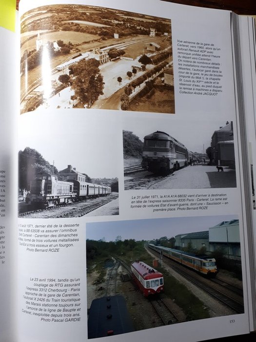 Livre Sur les rails de Normandie