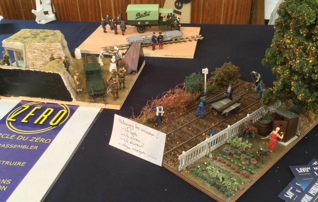 Stand Z Fédérail, diorama CDZ de Pierre vus à TrainsMania Lille 2019