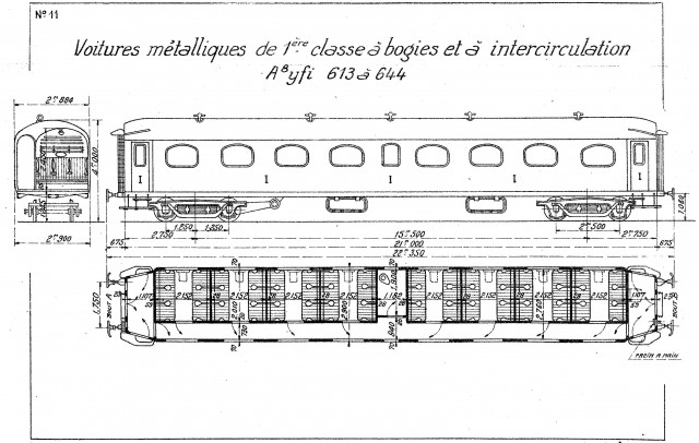 32 voitures type A8yfi 613 à 644