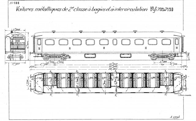 10 voitures B9yfi 7021 à 7030