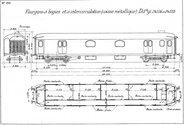 30 fourgons Dd4yi 24526 à 24555 - Double portes et périscope