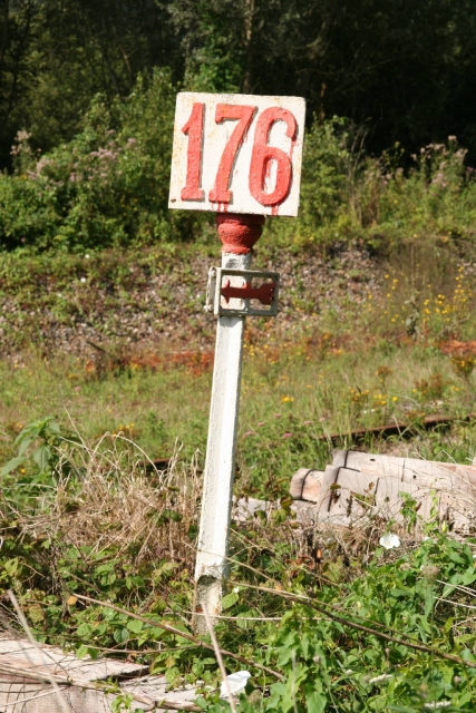 PK Nord avec flèche pour tél de secours