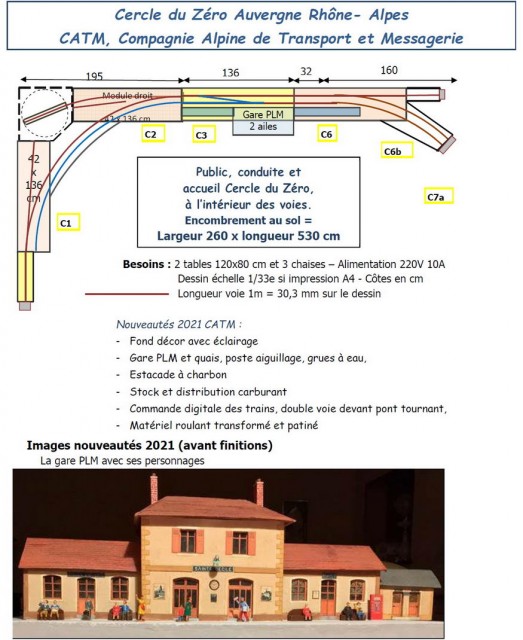 Stand du Cercle du Zéro et modules CATM