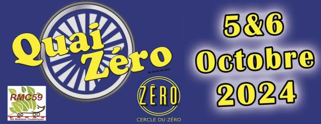 Logo Quai Zéro 2024 selon affiche RMC59
