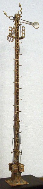 Le magnifique Sémaphore Lartigue (kit introuvable de Christian RAUX) monté par Jacky NOËL)