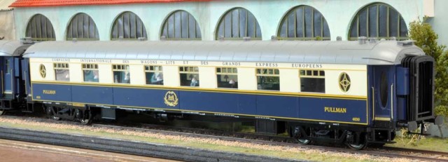 Voiture Salon Pulmann MTH, une des voitures du coffret de 5.
