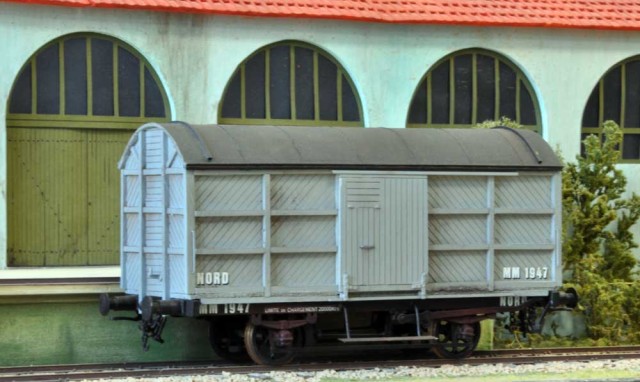 Wagon de messagerie de 45T, production " maquettes service " (société défunte). fabrication fin des années 80.