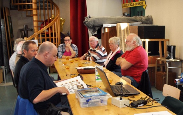 Une partie des participants (manquent éléonore et Christian ainsi que Ludovic qui prend la photo).