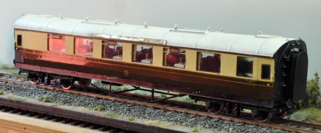 Lors de son déplacement en Grande Bretagne (à Telford, grande expo du ZERO britannique) Gilbert a craqué pour cette voiture restaurant du Plymouth and Paddington ocean express du GWR Great Western Railways.