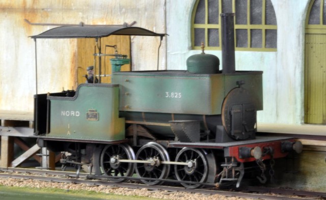 La 030 Köchlin Nord (kit de Gérard Huet) digitalisée (décodeur Zimo). Complétée d’un mécanicien et patinée à l’aérographe (patines RailColor).