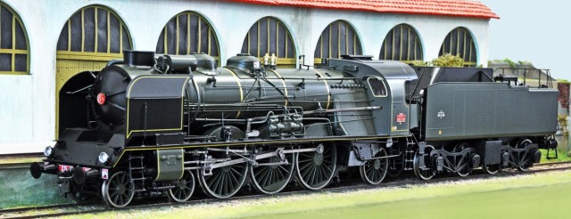 Sortie de boîte de la 231 K 22 d'AMJL-SARL. C'est la dernière machine produite, à cette date, par Henri RODDE.