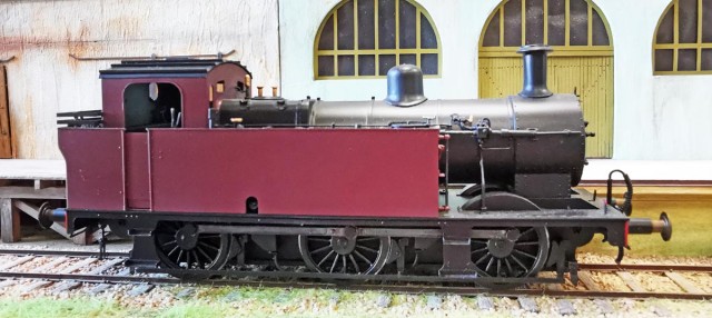 Le modèle est la célèbre Jinty de Tower Model. Fabrication SanCheng en Chine. Tout laiton, peinture personnelle de Fabrice.