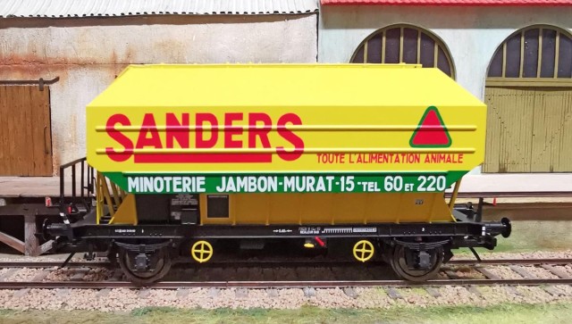 Jean-Philippe a acquis cette belle décoration du céréalier produit par Rail 43.