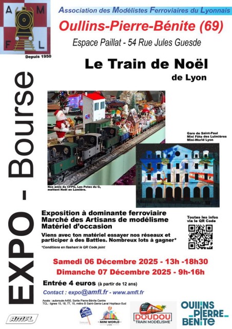 Trains de Noël AMFL69 6-7/12