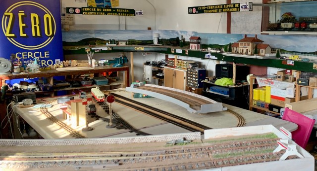 Les modules CATM avec la gare de Ste Cécile